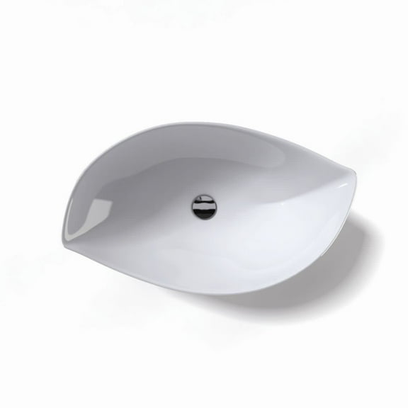 Ws Bath Collections LVO 140 25-3/5" Vessel Bathroom Sink From The Ceramica Collection -