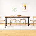 thumbnail image 1 of vidaXL Table à Manger Bois Massif Recyclé 180 cm, 1 of 5