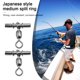 thumbnail image 5 of Conector De Pesca Conector de pesca de 30 uds gancho giratorio de línea de pescado de cobre duradero para suministros de pescador Sywqhk Para Estrenar, 5 of 9