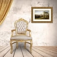 thumbnail image 3 of Cleenewerck, Henry 24x16 Gold Ornate Wood Framed with Double Matting Museum Art Print Titled - Guajiros En El Camino (Cuba), 3 of 4