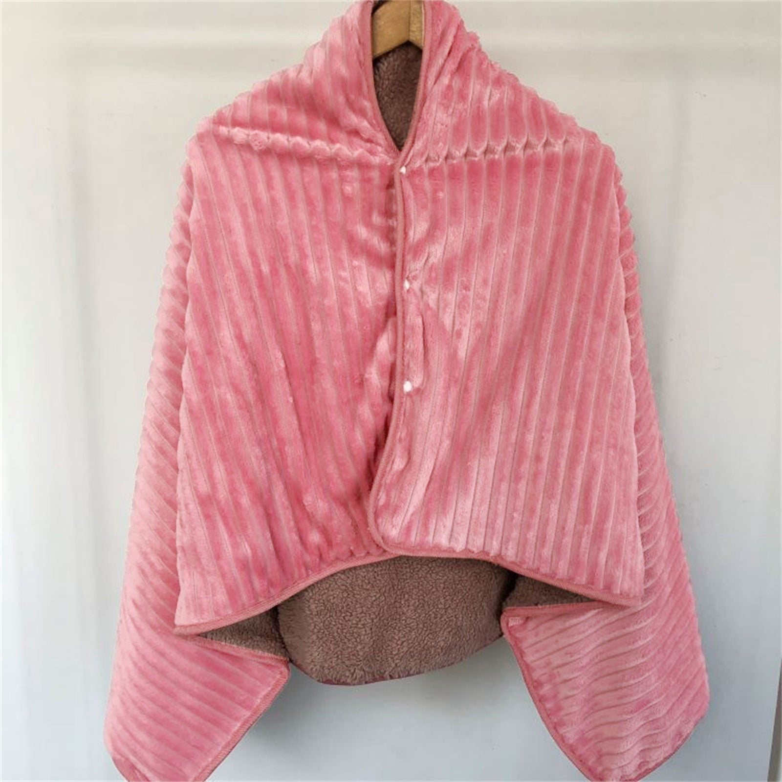 Warm Blanket Wearable Usb Blanket Warm Heated Shawl for Home Back Knee Warmer Red