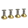 thumbnail image 2 of 4x tornillos de de tabla de surf No se requieren herramientas accesorios de surf de Metal para Longboard Latón M8, 2 of 8