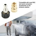 thumbnail image 2 of Set Pressure Washer Adapter To 1/4“ 3/8“ Universal Swivel 14Mm 5000 Psi Accessory For Spray Tool Quick Connect, 2 of 8