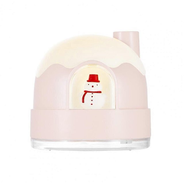 350ml Cool Mist Humidifier Excellent Cartoon Snow House Portable Humidifier Practical Air Humidifier