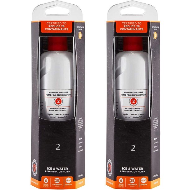 (Pack of 2) EDR2RXD1 Replacement Water Filter 2 for Whirlpool