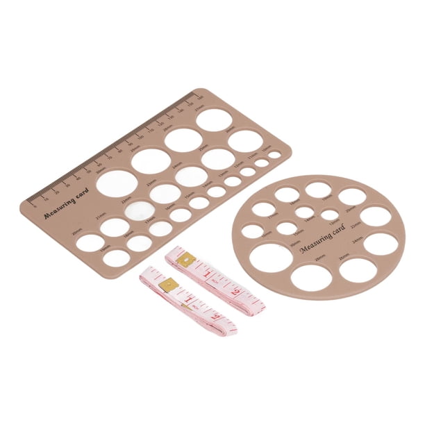 Herramienta de medición de brida regla para pezones redonda y rectangular silicona precisa fácil de leer inodoro no picante para extractor de leche ANGGREK Otros