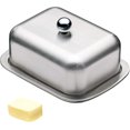 thumbnail image 1 of Stainless Steel Butter Dish with Lid Fridge Butter Dish, 1 of 5