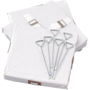 Champion Sports mens Quilted Cover & 2 Straps (14" x 14" 2") baseball and softball bases, White, One Size US