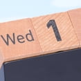 thumbnail image 5 of Desktop Calendar Desk Calendar Cube Calendar Creative Calendar Desk Ornament Block Calendar Desk Wood Calendar, 5 of 6
