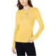thumbnail image 1 of INC suéter con cuello torcido para mujer, amarillo, mediano, 1 of 2