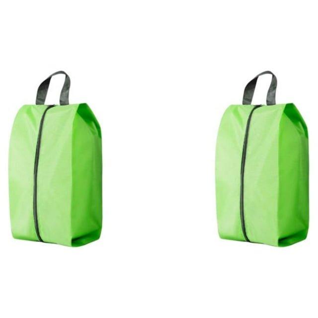 Transemion Sac de Rangement pour Chaussures de Voyage Imperméable et Résistant à l'Humidité M 2Set Vert Sûr et Sec