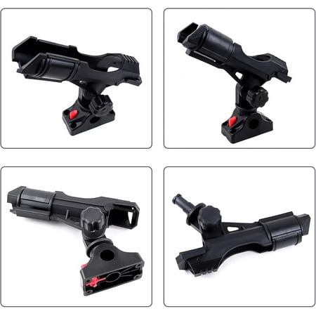 2 Pack Fishing Rods Holder with Mount Bracket 360 Adjustable for Boat and Kayaks