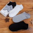 thumbnail image 1 of Calcetines deportivos blancos hasta la mitad de la pantorrilla para estudiantes masculinos y femeninos de otoño e invierno, calcetines largos desodorantes transpirables que absorben el sudor, 1 of 6