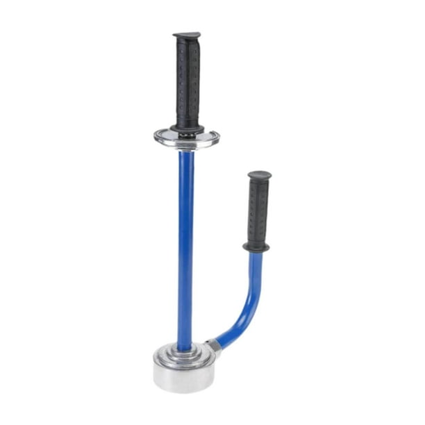 Máquina empacadora de palés con film estirable, ligera y resistente, manual. Azul