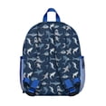 thumbnail image 2 of Colorful Dolphin Student Backpack - Lightweight Water-Repellent School Backpack with Tropical Ocean Marine Life Cartoon Pattern, Ideal for Student School and Travel, 2 of 6