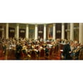 thumbnail image 2 of Ilya Efimovich Repin 18x10 Gold Ornate Wood Frame and Double Matted Museum Art Print Titled - Ceremonial Sitting of the State Council on 7 May 1901 Marking the Centenary of its Foundation, 2 of 4