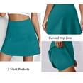 thumbnail image 6 of Kaemgyyd Women's Active Performance Skort with Pockets Lightweight High Waist Skirt with Shorts for Running Tennis Golf Sports, 6 of 7