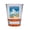 Orange, variant on Carolina Beach NC Design B Souvenir 2 oz Round Shot Glass Red