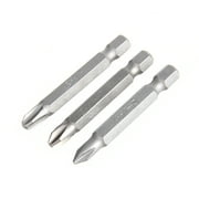 Hyper Tough 3-Pack, 2 inch Phillips Screwdriver Bits AU85040K, Phillips sizes, Ph1, Ph2 and Ph3