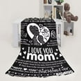 thumbnail image 4 of AISENIN Custom Gift for Mom Moms Birthday Gifts Ideas Mom Throw Blanket for Mom from Daughter and Blankets for Presents Women Mother from Daughters 50*60inch, 4 of 5