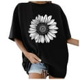thumbnail image 1 of WEAIXIMIUNG T-Shirt à Manches Courtes Col Rond Imprimé Mode pour Femmes pour la Saint-Valentin, 1 of 3