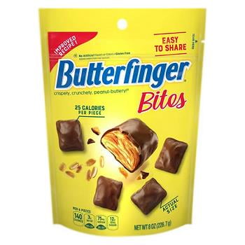 Product Of Butterfinger, Bites - Pouches, Count 1 (8 oz ) - Chocolate Candy / Grab Varieties & Flavors