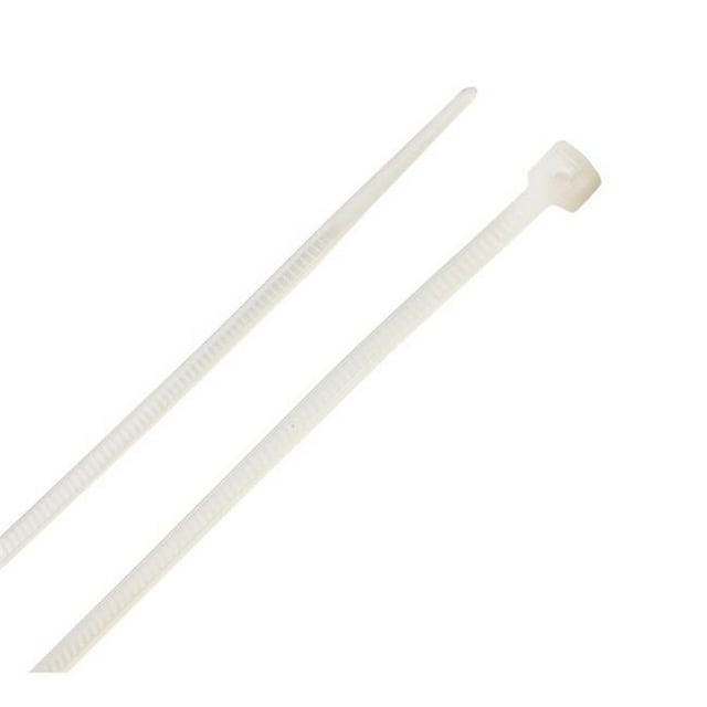 4 Po Attache-câble, Blanc - Lot de 100