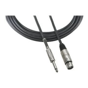 Audio-Technica AT8311 Value Microphone Cables - Microphone cable - XLR3 female to stereo jack male - 25 ft - shielded