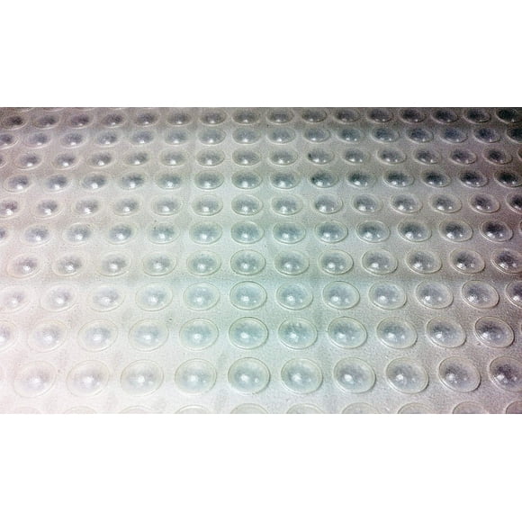 Petit Transparent 5/16 Pouces (7.9mm) Dia x 0.085 Pouces (2.2mm) H Pare-Chocs Ronds pour Armoires et Meubles - Lot de 75