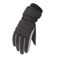 thumbnail image 2 of Bmisegm Kids Ski Snow Gloves Outdoor Youth Skating Snowboarding Windproof Boys Girls Winter Gloves Print Ski Mittens Black M, 2 of 5