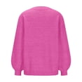thumbnail image 5 of YABCSAZ Oversized Sweaters for Women Casual Crewneck Solid Color Sweaters Long Sleeve Fuzzy Knit Shirts Chunky Warm 2024 Fall Pullover Loose Fit Soft Sweaters Top Trendy Outfits, 5 of 6