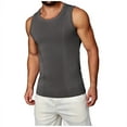 thumbnail image 1 of Jgppe Men's Slim Workout Shirts Sleeveless Knit Ribbed Summer Tank Tops Solid Color Muscle Undershirt, 1 of 4