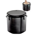 thumbnail image 1 of BeesClover Bain de Glace Gonflable pour Athlètes – Capsule à Plongeon Froid de 186 Gallons avec Couvercle Isolé, Compatible avec Refroidisseur d'Eau, Baignoire de Récupération Portable pour Salle de Bain Ou Extérieur, Noir, 1 of 6