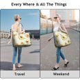 thumbnail image 4 of Sunflower Women's Large Weekend Travel Bag Moving Canvas Handbag Thick Double Layer Beach Weekend Travel Unisex Hospital Maternity Delivery with Toiletry Waterproof, 4 of 5