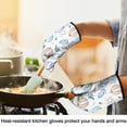thumbnail image 4 of Cute Oven Mitts,Fall Pumpkin Oven Mitt 2-Pack Set,Kitchen Gloves for Oven,Heat Resistant Oven Mitts 7.7"x12", 4 of 7