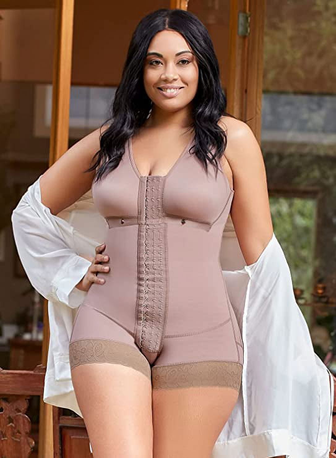 6153 ANN M CHANTAL strapless, thigh and long length girdle with zipper –  Fajas Kataleya