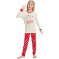 thumbnail image 3 of Pyjamas de Noël pour Garçons et Filles Ensemble de Vêtements de Noël 100 % Coton, 3 of 8
