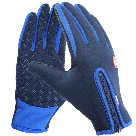 Outdoor waterproof touch screen gloves for men, windproof riding for women, all finger sports, winter warmth, fleece, skiing