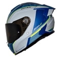 thumbnail image 1 of Casco Certificado Cerrado Azul Matte Con Lentes Talla L, 1 of 4