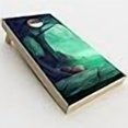 thumbnail image 3 of It's A Skin Vinyl Wrap Skins Decal for Cornhole Game Board Halloween Tree Moon, 3 of 4