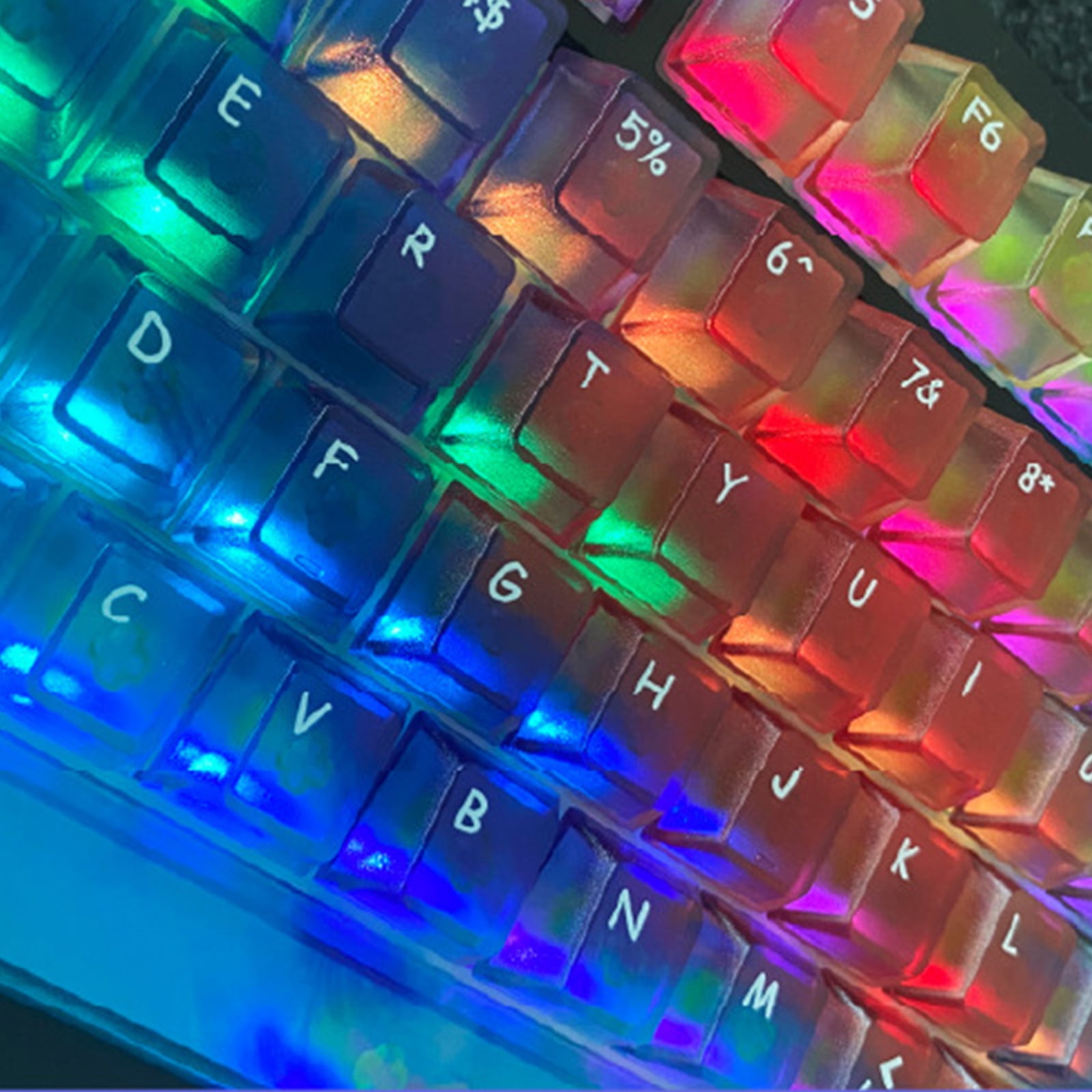Universals 119 Key Mechanical Keyboards Replacement Keycaps OEM Height Design Durability Construction Anti Slip Grip
