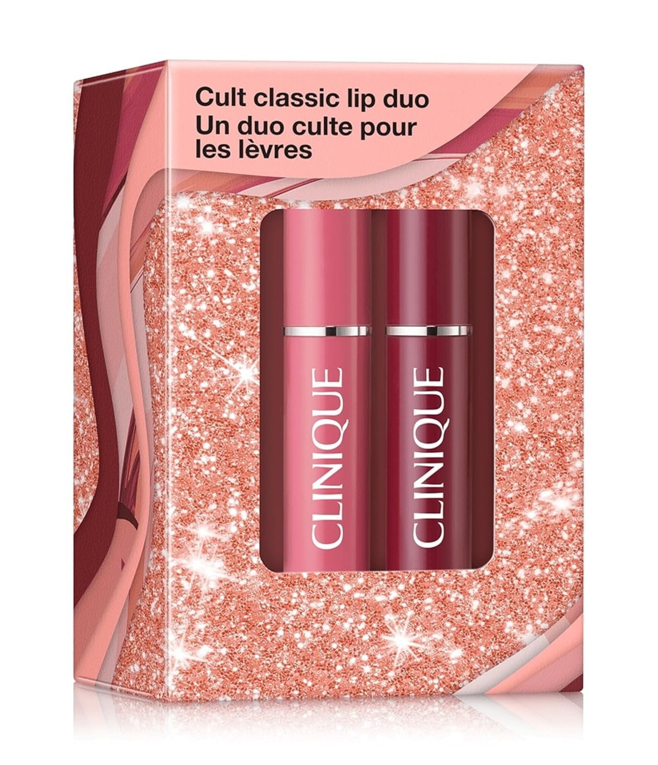 Clinique Lip Duo Set, Black Honey and Pink Honey, Sheer Balm-Gloss