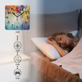 thumbnail image 4 of Square Wall Clock,Hanging Orchids And Flowers With Colorful Blooms Cascading,Silent Non-Ticking Wall Clock Decor for Home Office Kitchen Living Room Bedroom(12inch), 4 of 4