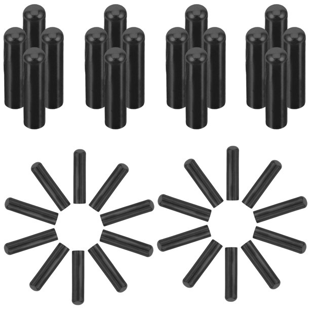 MERRYHAPY 50Ud Puntas Metálicas Para Cordones Negras Ideales Para Zapatos Y Cinturones Casuales
