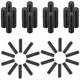 thumbnail image 1 of MERRYHAPY 50Ud Puntas Metálicas Para Cordones Negras Ideales Para Zapatos Y Cinturones Casuales, 1 of 8