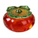 thumbnail image 1 of Nail Cup Gradient Color Covered Container Cup Liquid Wash Pen Glass Jewelry Box Persimmon Jewelry Box, 1 of 5