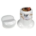 thumbnail image 3 of French Bulldog Black White Bone Shaped Treat Jar, 3 of 4