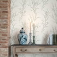 thumbnail image 2 of Laura Ashley Pussy Willow Sage Green Wallpaper, 2 of 4