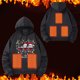 thumbnail image 1 of Sudadera con capucha para hombre, control de 7 áreas, color sólido, calefacción inteligente, sudadera de manga larga con capucha, blusa de poliéster para hombre, 1 of 9