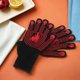 thumbnail image 3 of 1 Pair BBQ Gloves: Heat Resistant 500C/932F Fireproof Insulated Gloves - Non-slip Grilling Oven Mitts for Baking Cooking Microwave, 3 of 3